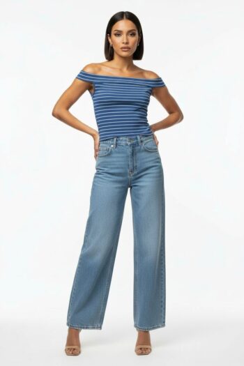 PLAYERA HOMBROS DESCUBIERTOS AJUSTE SUAVE