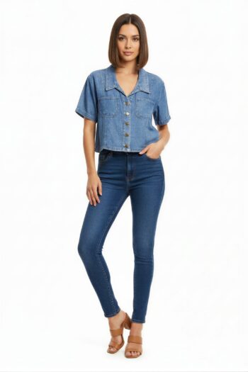 BLUSA BOTONES BOLSAS DELANTERAS