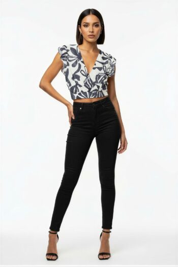 BLUSA CRUZADA ESCOTE AMPLIO