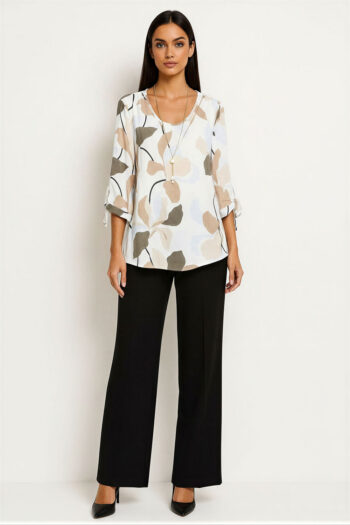 BLUSA SUELTA ACCESORIO COLLAR