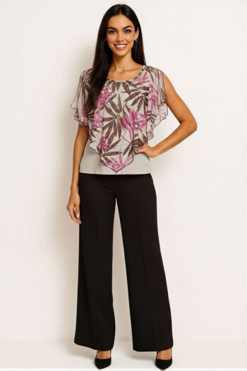 BLUSA ESCOTE AMPLIO MANGA SUELTA