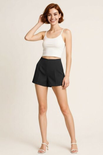 SHORT LISO CORTE RECTO