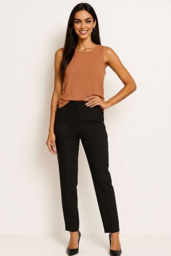 BLUSA SIN MANGAS LAZO ESPALDA