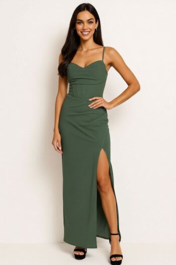 VESTIDO LARGO TIRANTES AJUSTE