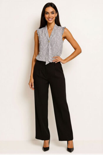 BLUSA DETALLE LAZO FRONTAL