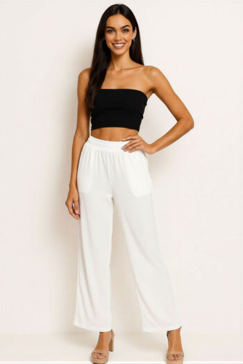 PANTALÓN AMPLIO JARETA BOLSAS
