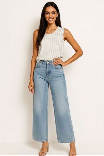 BLUSA SIN MANGAS DETALLE OLAN
