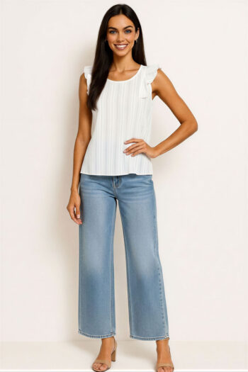 BLUSA SIN MANGAS OLANES