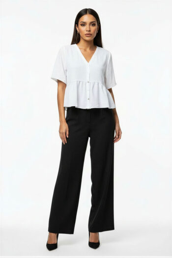 BLUSA PEPLUM BOTONES FRENTE
