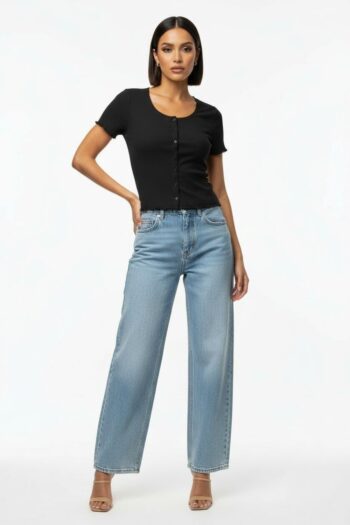 PLAYERA RIB CON BOTONES