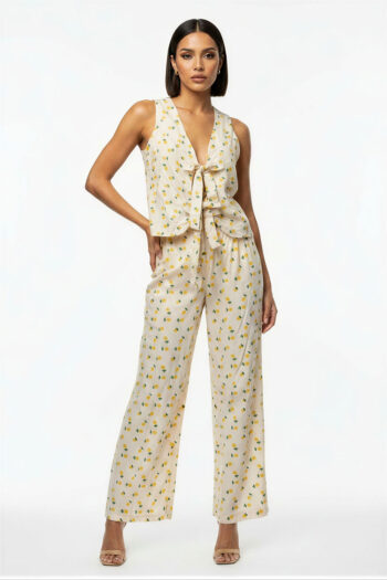 CONJUNTO PANTALÓN CHALECO LAZOS