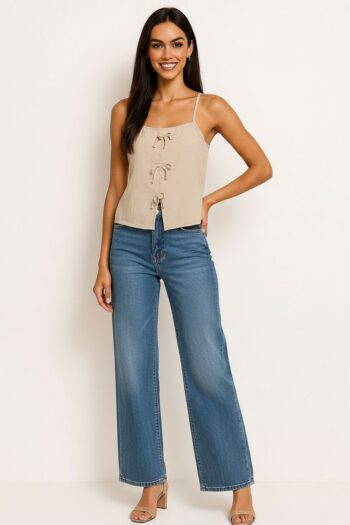 BLUSA TIRANTES MOÑOS AJUSTABLES