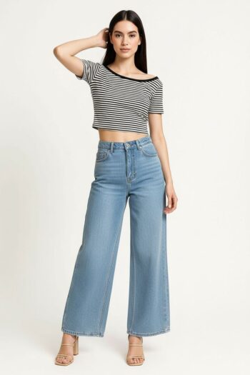 PLAYERA ASIMÉTRICA MANGA CORTA