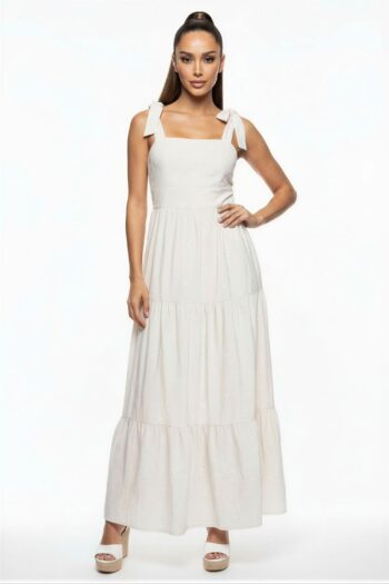 VESTIDO TIRANTES CON CENEFAS