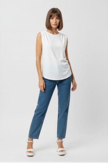 PLAYERA ASIMÉTRICA SIN MANGA