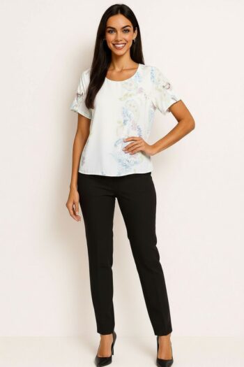 BLUSA FLOJA MANGA CORTA