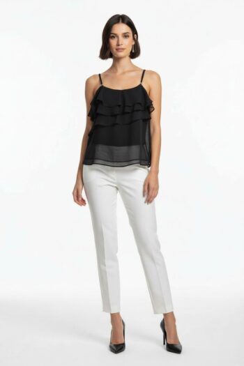 BLUSA TOP TIRANTES DOBLE CAPA