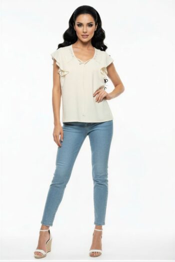 BLUSA LAZO CUELLO DETALLE