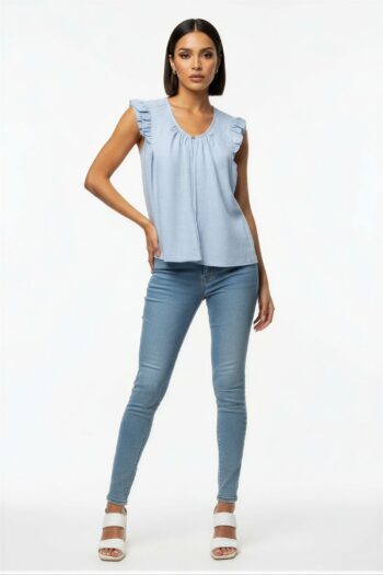 BLUSA DETALLE FRONTAL SUELTA