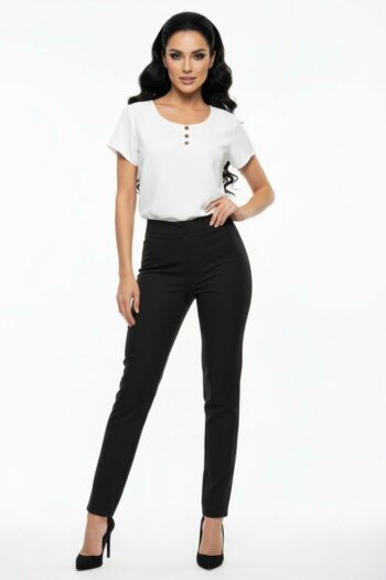 BLUSA MANGA CORTA DETALLE