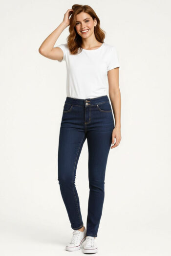 JEANS AJUSTADOS CON BOLSAS FUNCIONALES