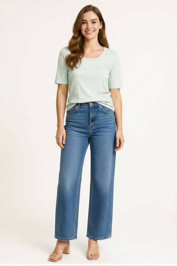 PLAYERA RAYAS CUELLO REDONDO