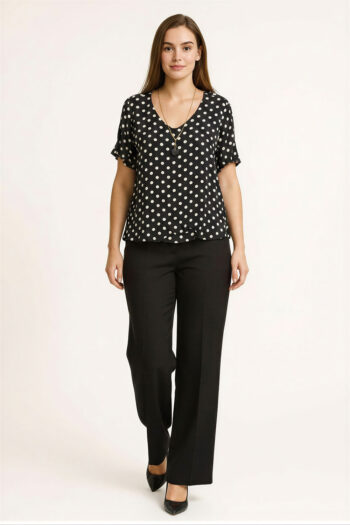 BLUSA CUELLO V LIGERA
