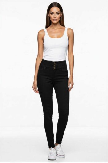 PANTALÓN SKINNY TIRO MEDIO