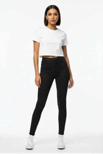 PANTALÓN SKINNY TIRO ALTO