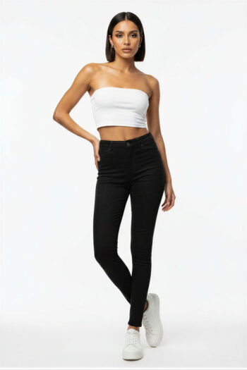 JEANS SKINNY TIRO MEDIO