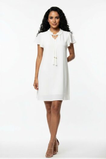 VESTIDO CUELLO AMARRE