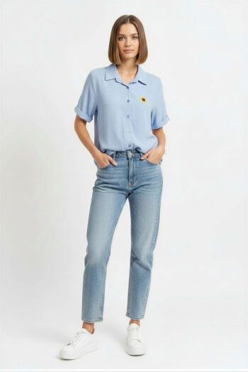 BLUSA CUELLO CLÁSICO BOTONES