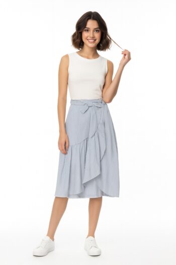 FALDA ENVOLVENTE CON LAZO