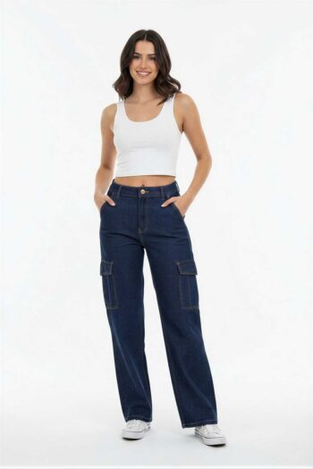 JEANS RECTOS BOLSAS CARGO