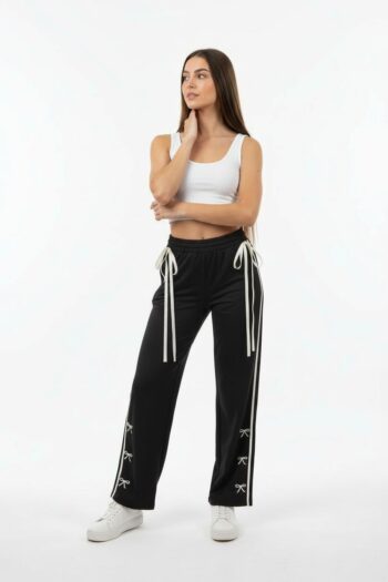 PANTALÓN FRENCH PRETINA BORDADA