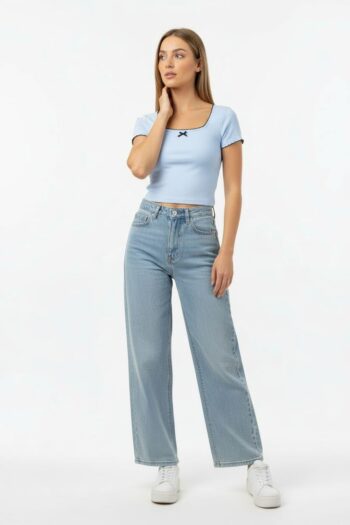 PLAYERA RIB ESCOTE CUADRADO