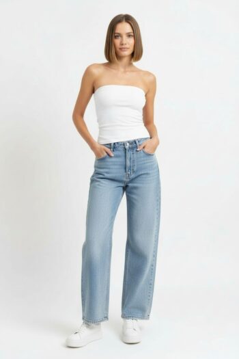 BLUSA TOP TUBO DOBLE CAPA