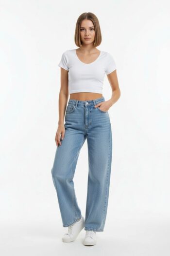 PLAYERA ESCOTE V TEJIDO RIB