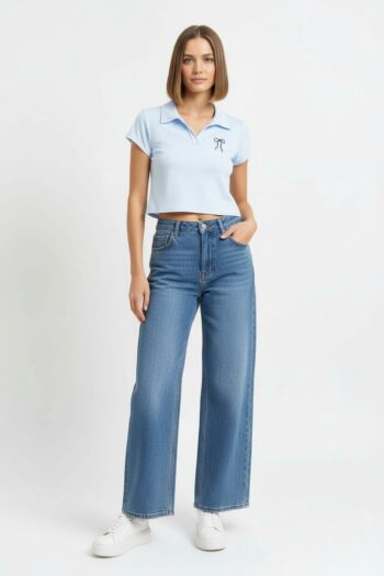 PLAYERA CUELLO TIPO POLO BORDADO