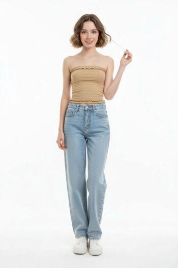 PLAYERA TOP TUBO RIB AJUSTADO