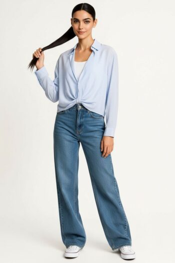 BLUSA CON PLAYERA COMBINADA