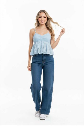 BLUSA TIRANTES ESCOTE FRUNCIDO