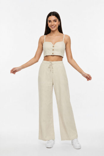 CONJUNTO TOP Y PANTALÓN LINO