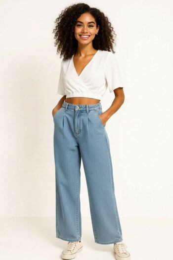 BLUSA CORTA CRUZADA AJUSTABLE