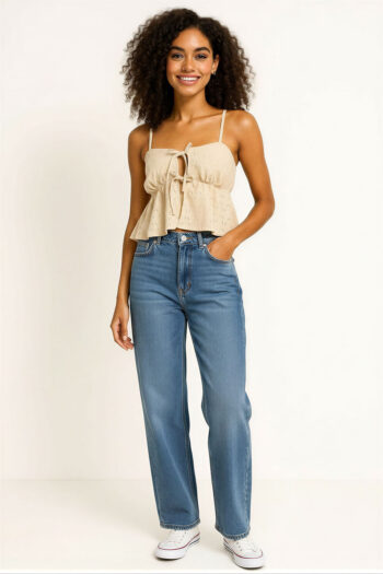 BLUSA TEJIDA CON AMARRE