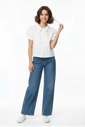 BLUSA CAMISERA MANGA CORTA
