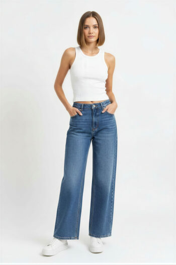 PLAYERA RIB SIN MANGAS AJUSTE