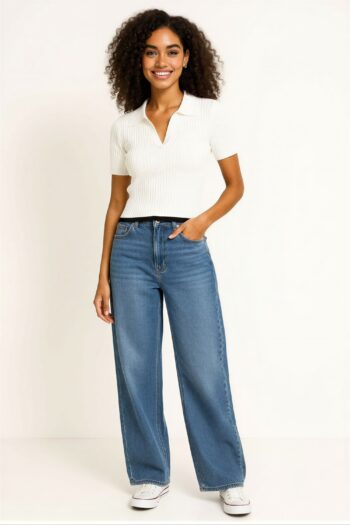 SUÉTER CUELLO POLO TEJIDO