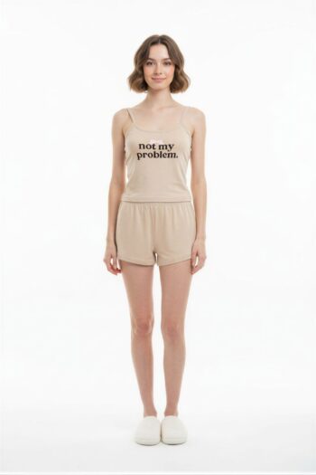 PIJAMA TOP Y SHORT SUELTO