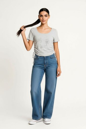 PLAYERA RIB MANGA CORTA